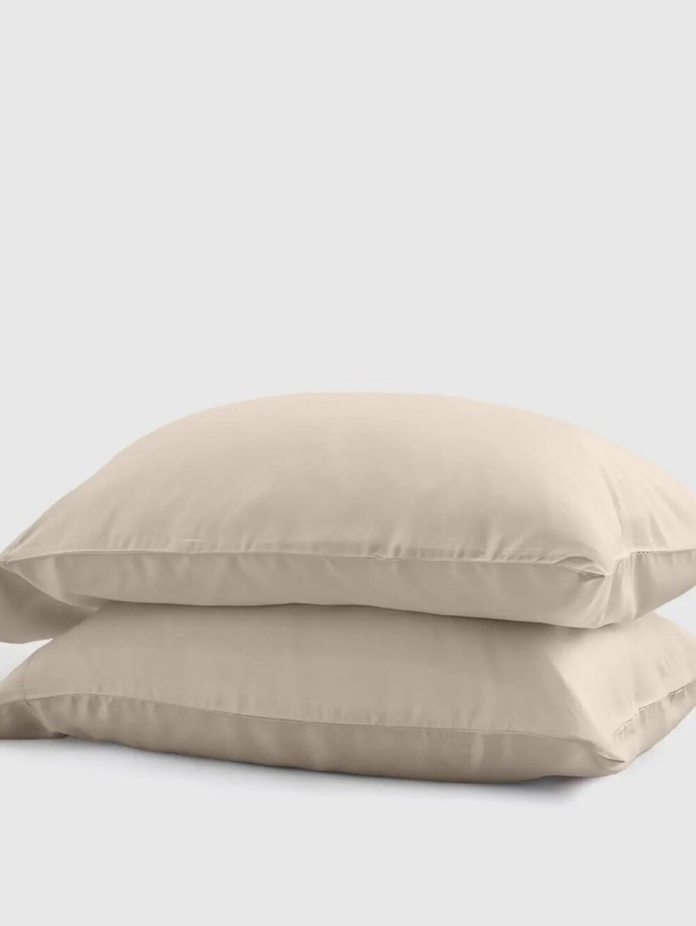 NWOT! Quince Organic Bamboo Sand Standard Pillowcases! Set Of 2 (N7)